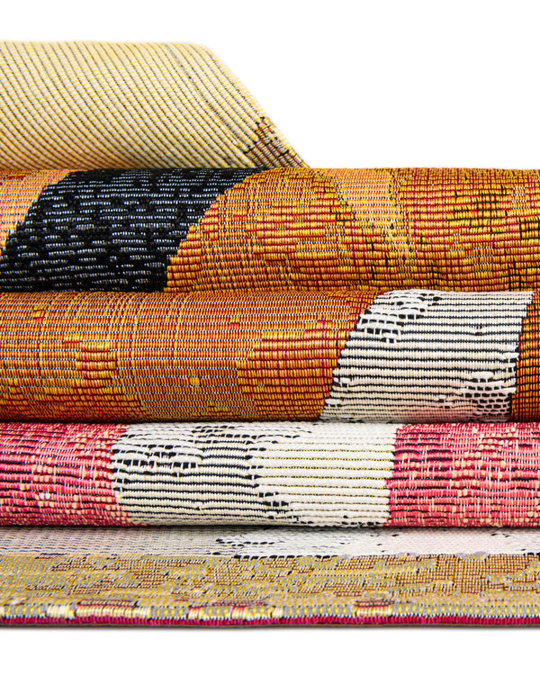 Urban Terrace Collection Area Rug - Skyline Rectangle Multi lifestyle 21