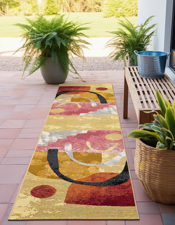 Urban Terrace Collection Area Rug - Skyline Runner Multi lifestyle 37