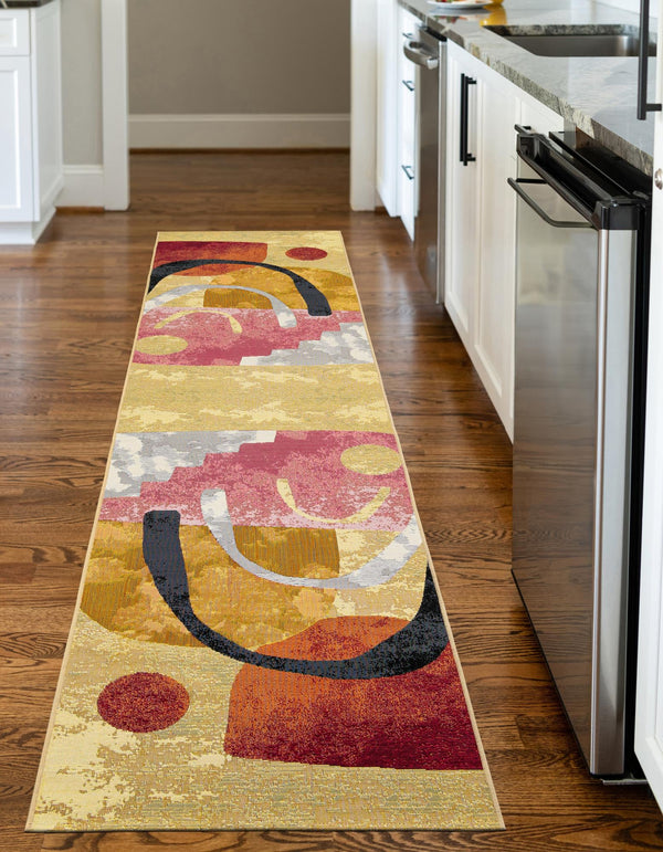 Urban Terrace Collection Area Rug - Skyline Runner Multi lifestyle 46