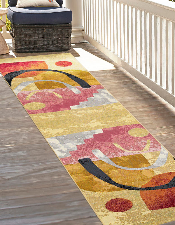Urban Terrace Collection Area Rug - Skyline Runner Multi lifestyle 49