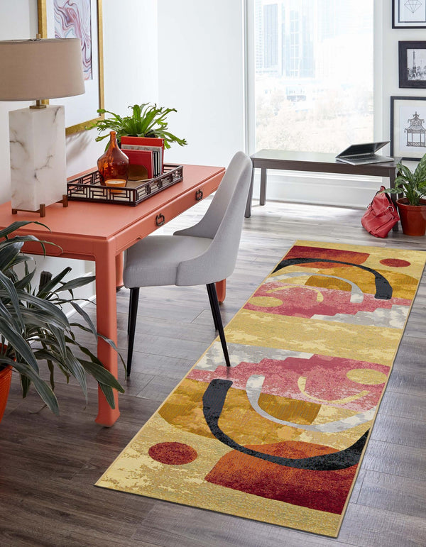 Urban Terrace Collection Area Rug - Skyline Runner Multi lifestyle 52