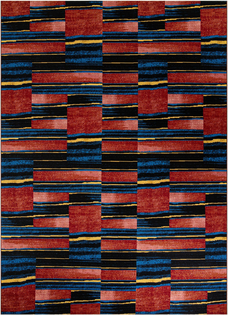 Urban Terrace Collection Area Rug - Courtyard Rectangle Multi Main