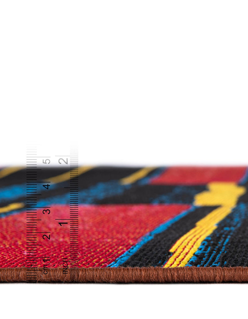 Urban Terrace Collection Area Rug - Courtyard Rectangle Multi lifestyle 12