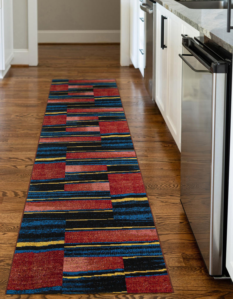 Urban Terrace Collection Area Rug - Courtyard Runner Multi lifestyle 40