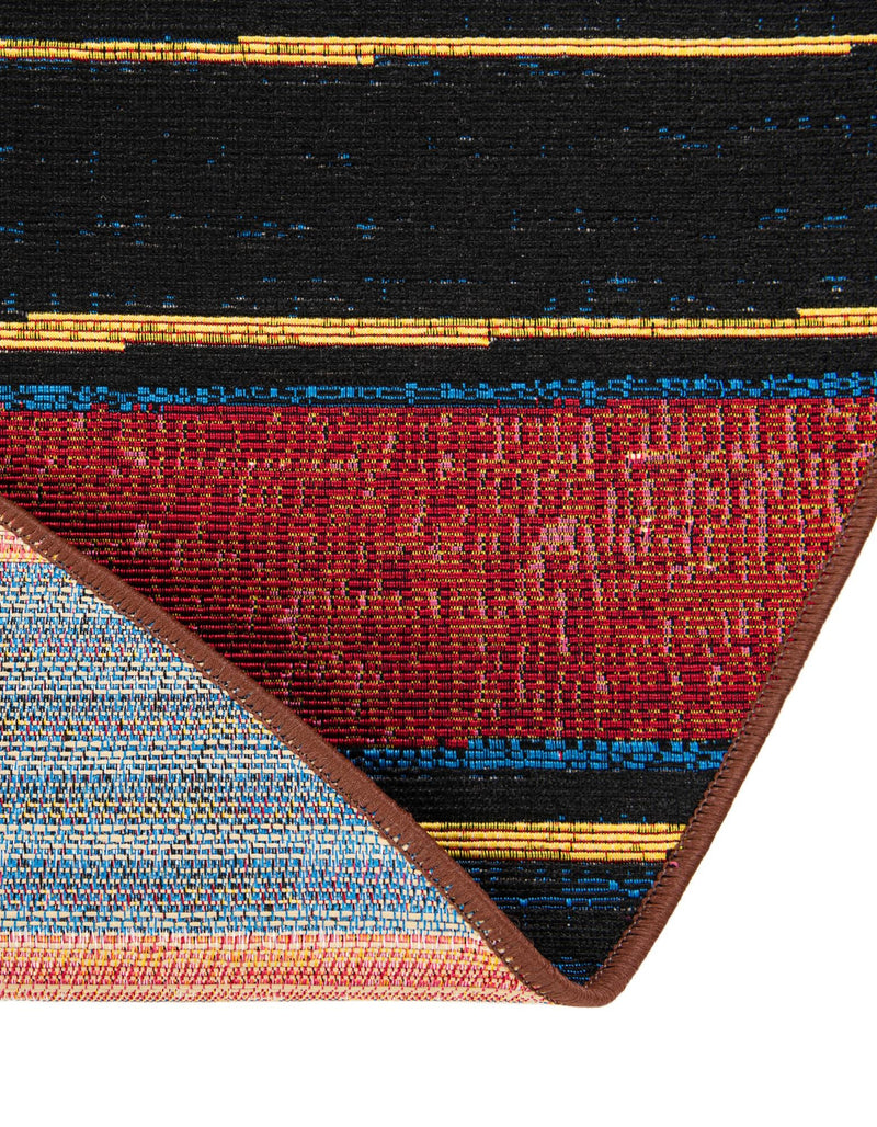 Urban Terrace Collection Area Rug - Courtyard Round Multi lifestyle 69