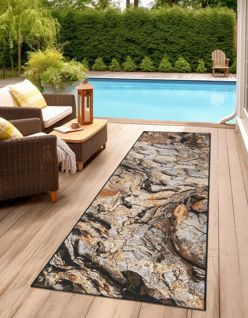 Urban Terrace Collection Area Rug - Horizon Runner Multi lifestyle 37