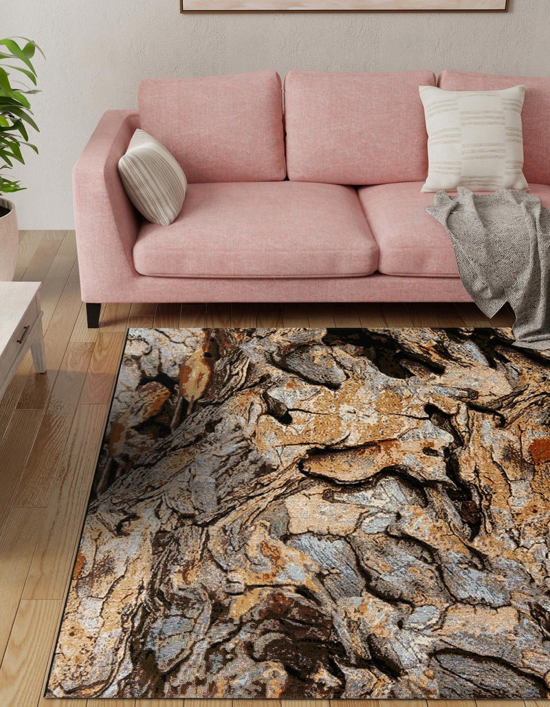 Urban Terrace Collection Area Rug - Horizon Square Multi lifestyle 29