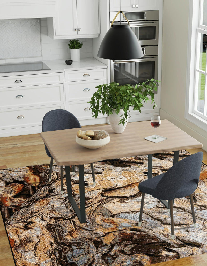 Urban Terrace Collection Area Rug - Horizon Square Multi lifestyle 35