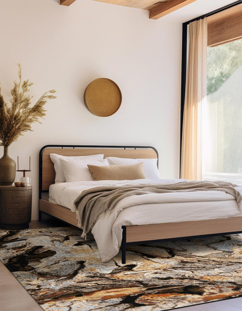 Urban Terrace Collection Area Rug - Horizon Square Multi lifestyle 41