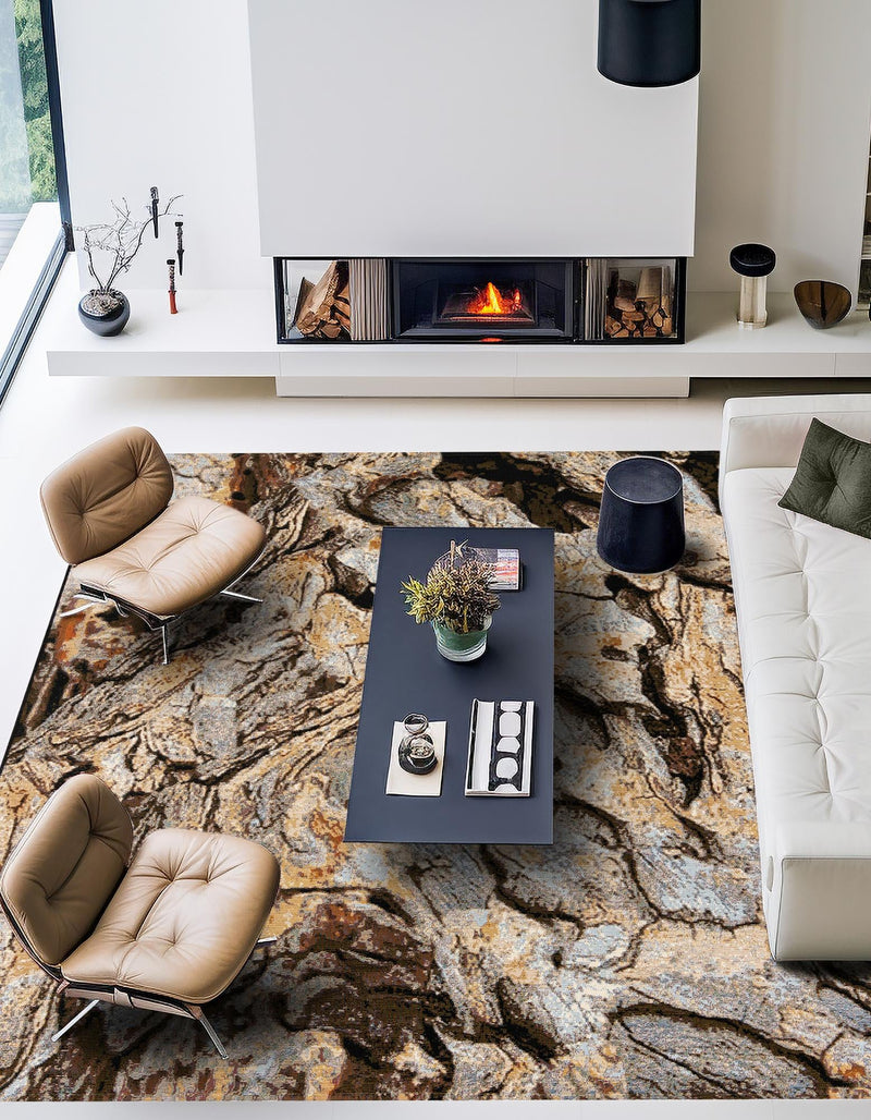 Urban Terrace Collection Area Rug - Horizon Square Multi lifestyle 53