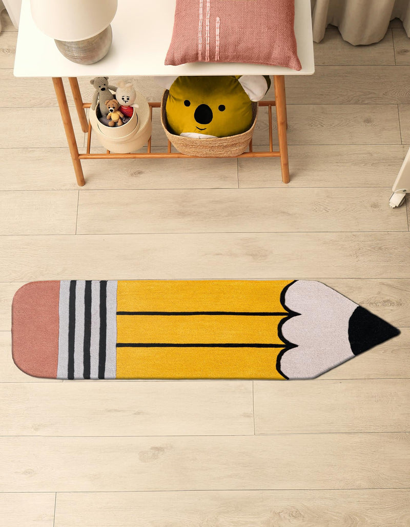 Whimsy Wonders Wool Collection Area Rug - Horizon Runner Multi lifestyle 8