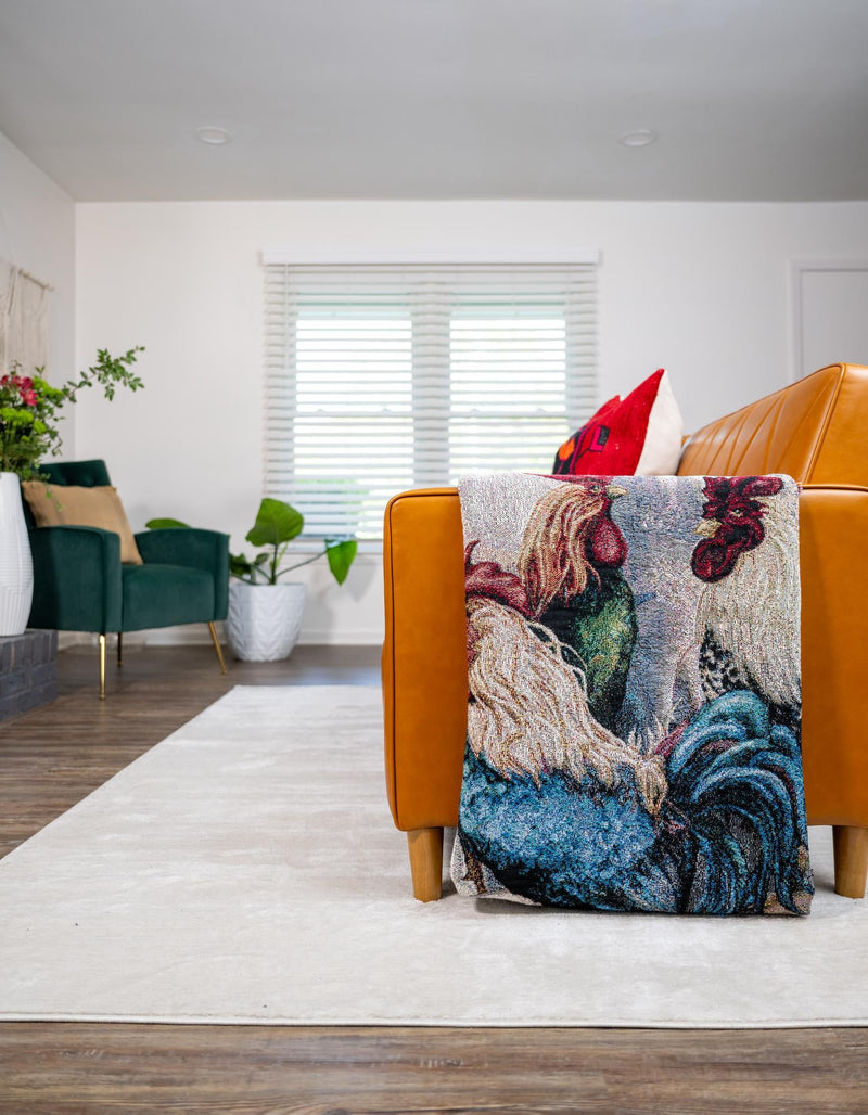 Fleece Haven Collection Area Rug - Vail Rectangle Multi lifestyle 3