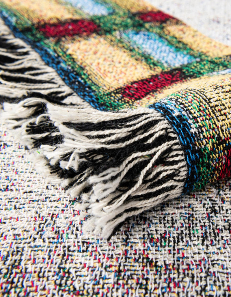 Fleece Haven Collection Area Rug - Vail Rectangle Multi lifestyle 7