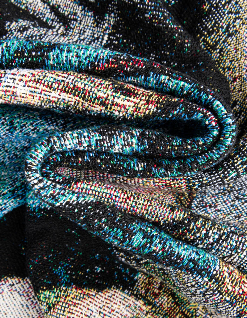 Fleece Haven Collection Area Rug - Vail Rectangle Multi lifestyle 9