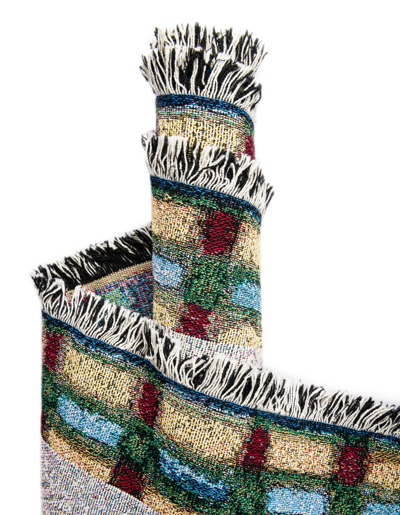 Fleece Haven Collection Area Rug - Vail Rectangle Multi lifestyle 12