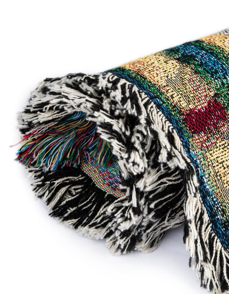 Fleece Haven Collection Area Rug - Vail Rectangle Multi lifestyle 13