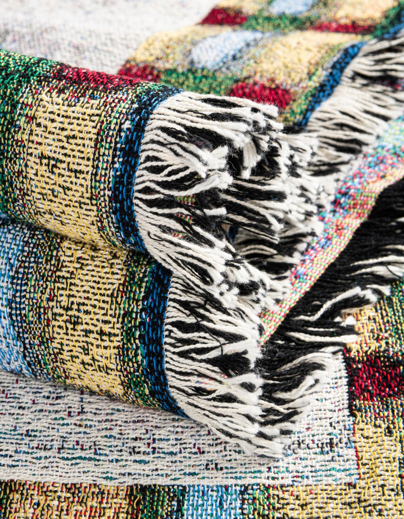 Fleece Haven Collection Area Rug - Vail Rectangle Multi lifestyle 14
