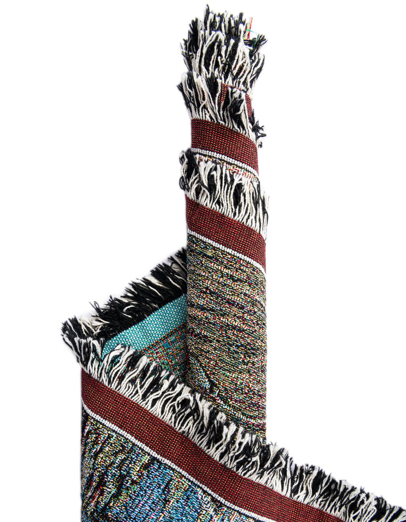 Fleece Haven Collection Area Rug - Telluride Rectangle Multi lifestyle 12