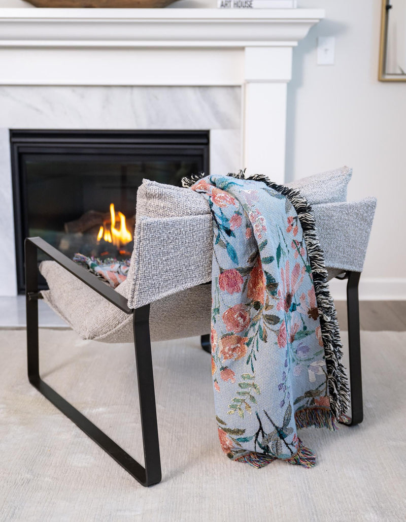 Fleece Haven Collection Area Rug - Missoula Rectangle Multi lifestyle 2