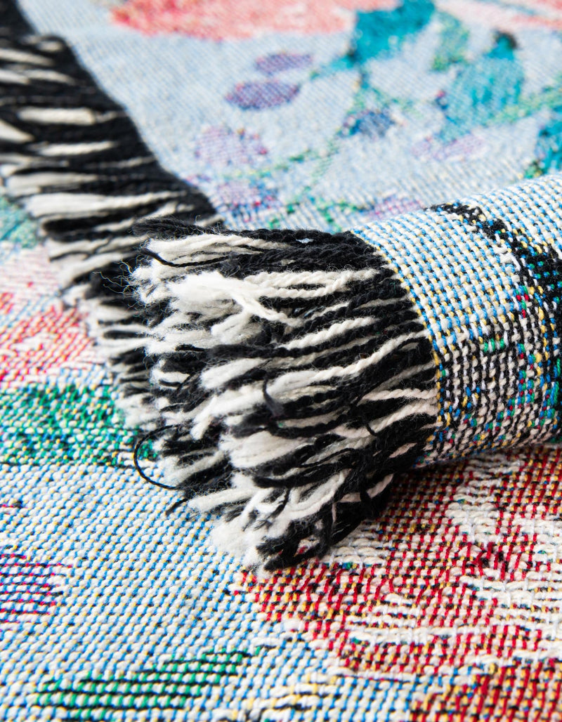 Fleece Haven Collection Area Rug - Missoula Rectangle Multi lifestyle 7