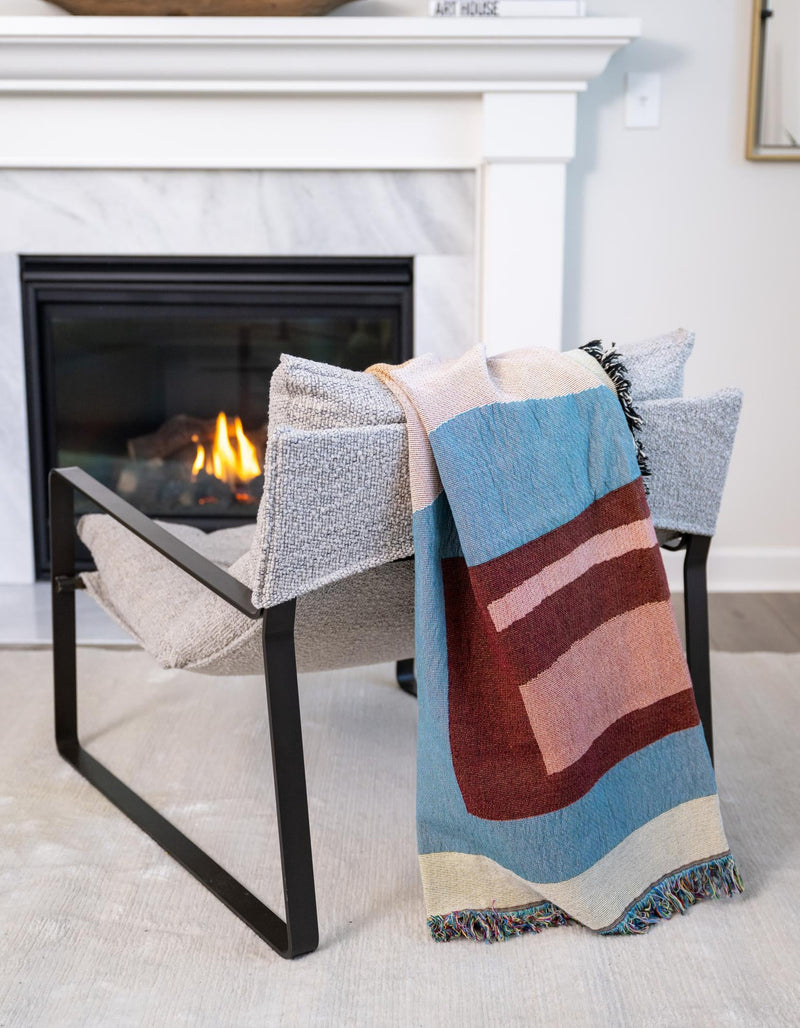 Fleece Haven Collection Area Rug - Pipestone Rectangle Multi lifestyle 2