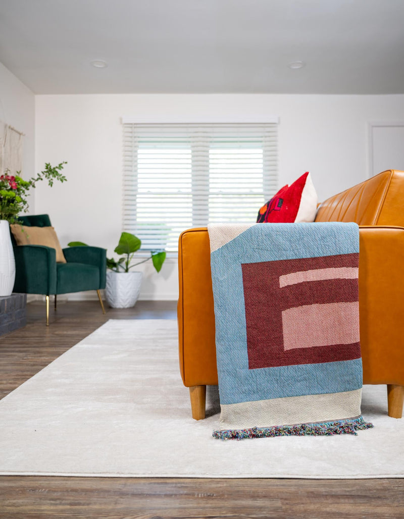 Fleece Haven Collection Area Rug - Pipestone Rectangle Multi lifestyle 3