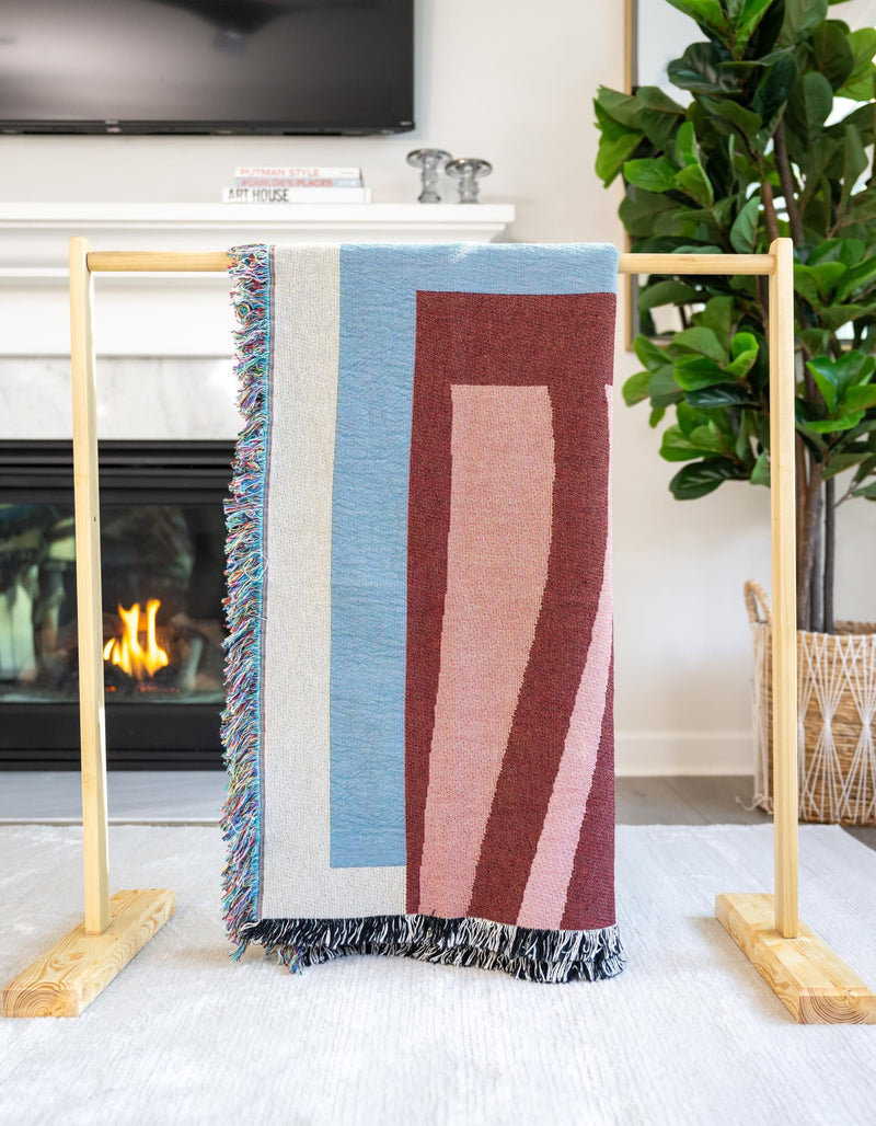 Fleece Haven Collection Area Rug - Pipestone Rectangle Multi lifestyle 4