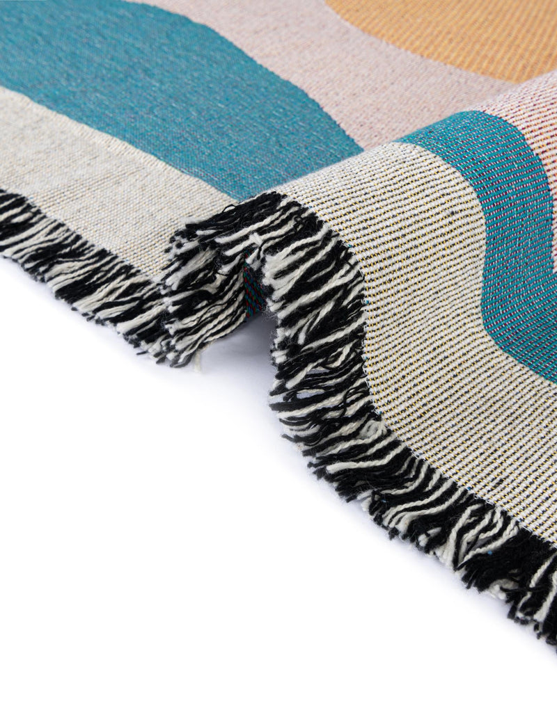 Fleece Haven Collection Area Rug - Pipestone Rectangle Multi lifestyle 11