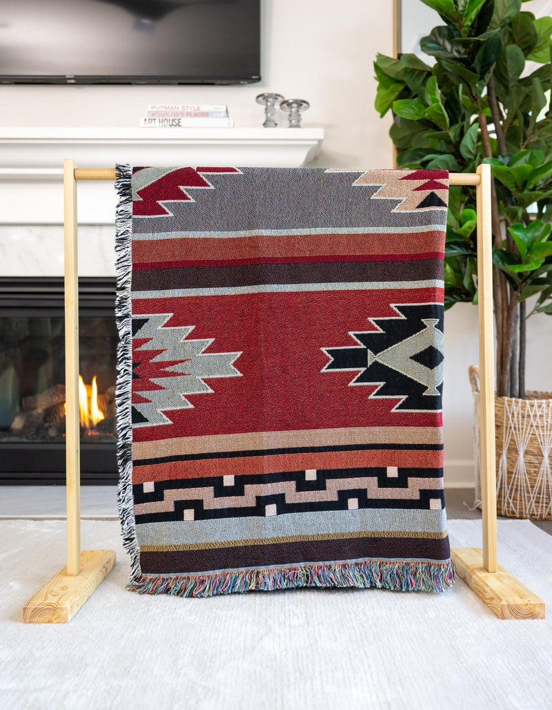Fleece Haven Collection Area Rug - Sheridan Rectangle Multi lifestyle 4