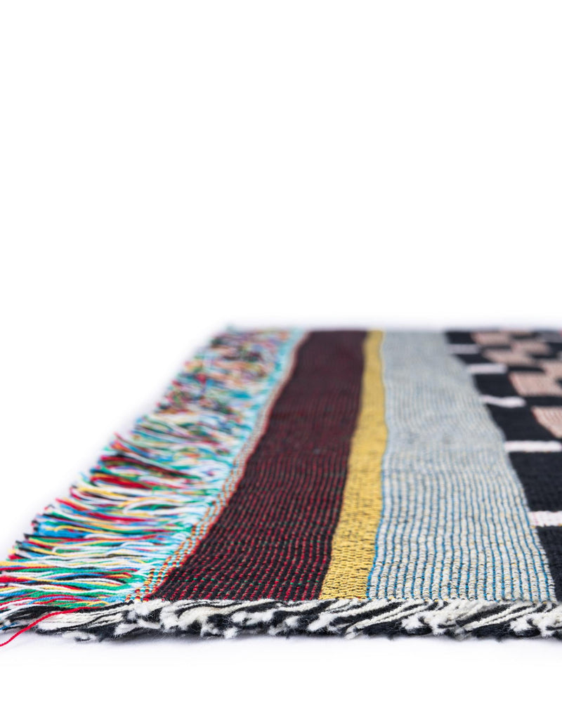 Fleece Haven Collection Area Rug - Sheridan Rectangle Multi lifestyle 8