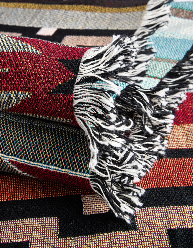Fleece Haven Collection Area Rug - Sheridan Rectangle Multi lifestyle 14