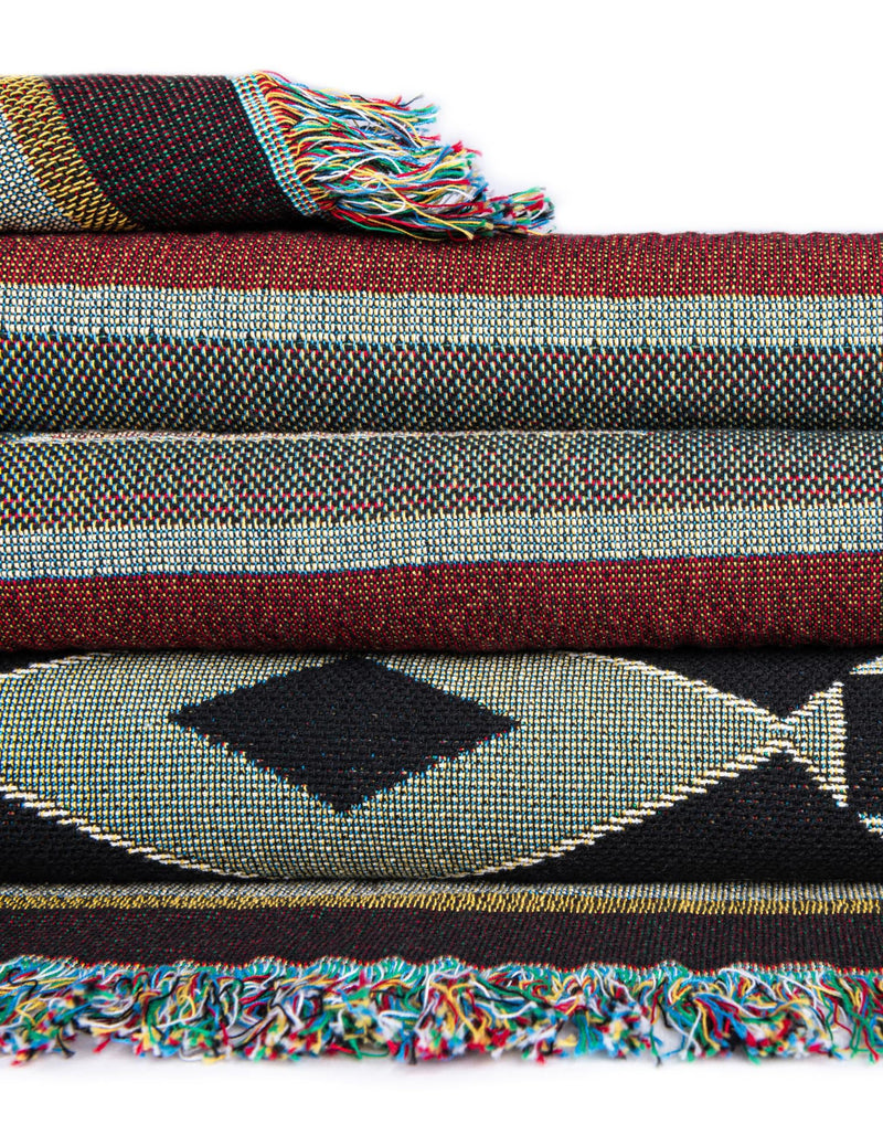 Fleece Haven Collection Area Rug - Sheridan Rectangle Multi lifestyle 15