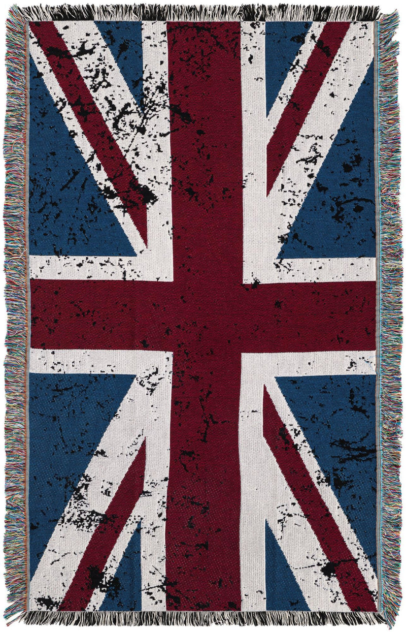 Fleece Haven Collection Area Rug - Galveston Rectangle Red and Blue Main