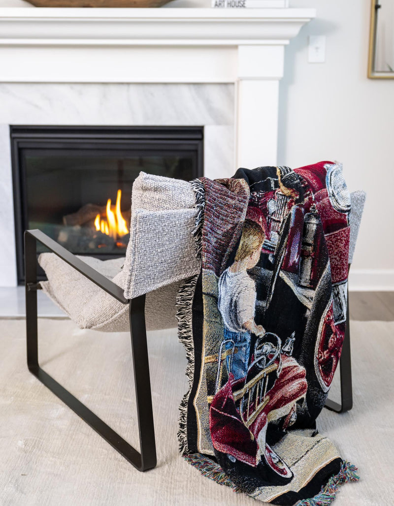 Fleece Haven Collection Area Rug - Juneau Rectangle Multi lifestyle 2
