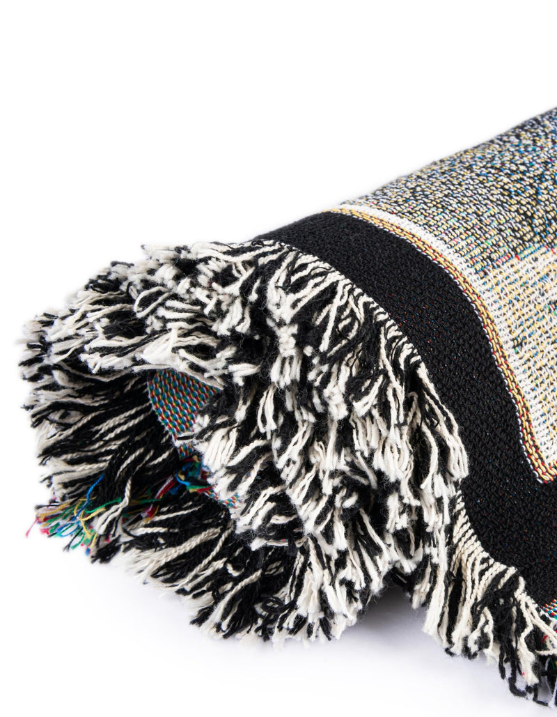 Fleece Haven Collection Area Rug - Juneau Rectangle Multi lifestyle 13
