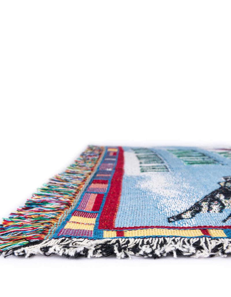 Fleece Haven Collection Area Rug - Phoenix Rectangle Blue lifestyle 8