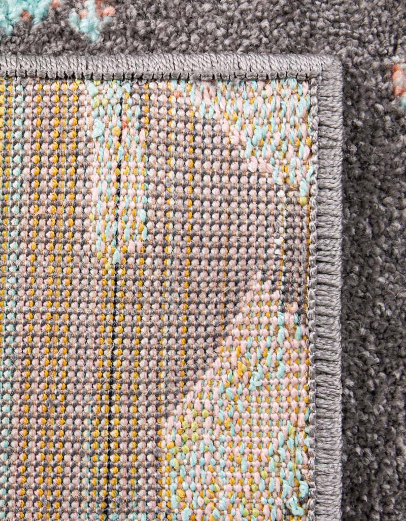 Playful Patterns Collection Area Rug - Carnival Rectangle Charcoal Gray lifestyle 16