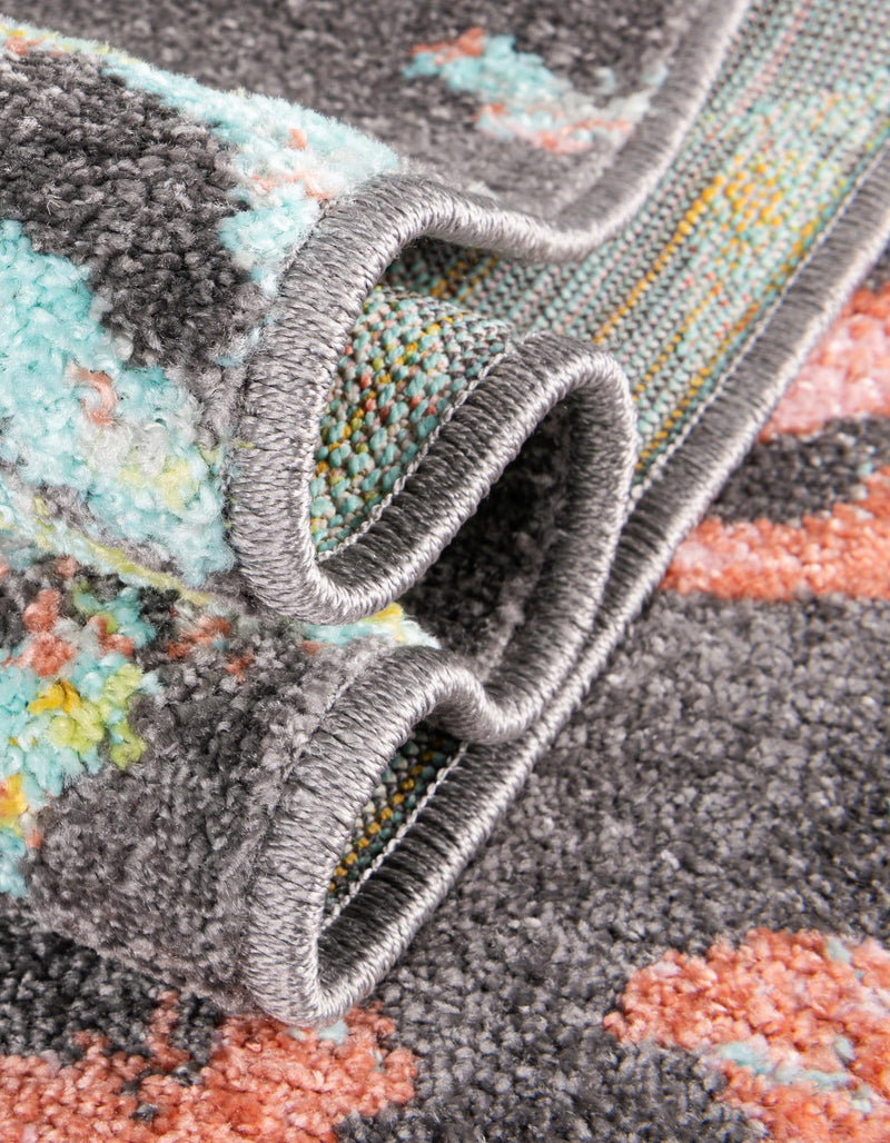 Playful Patterns Collection Area Rug - Carnival Rectangle Charcoal Gray lifestyle 20
