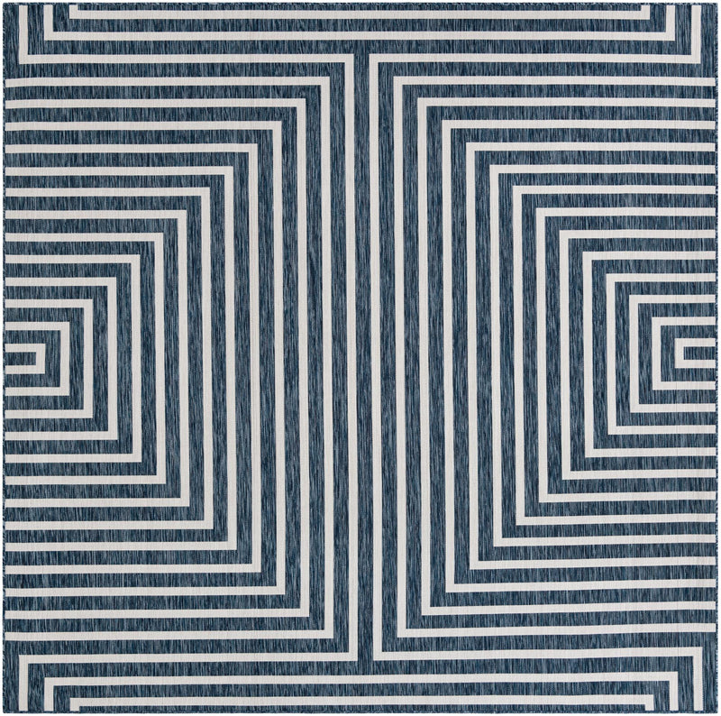 Urban Terrace Collection Area Rug - Astoria (Blue) Square Blue Main