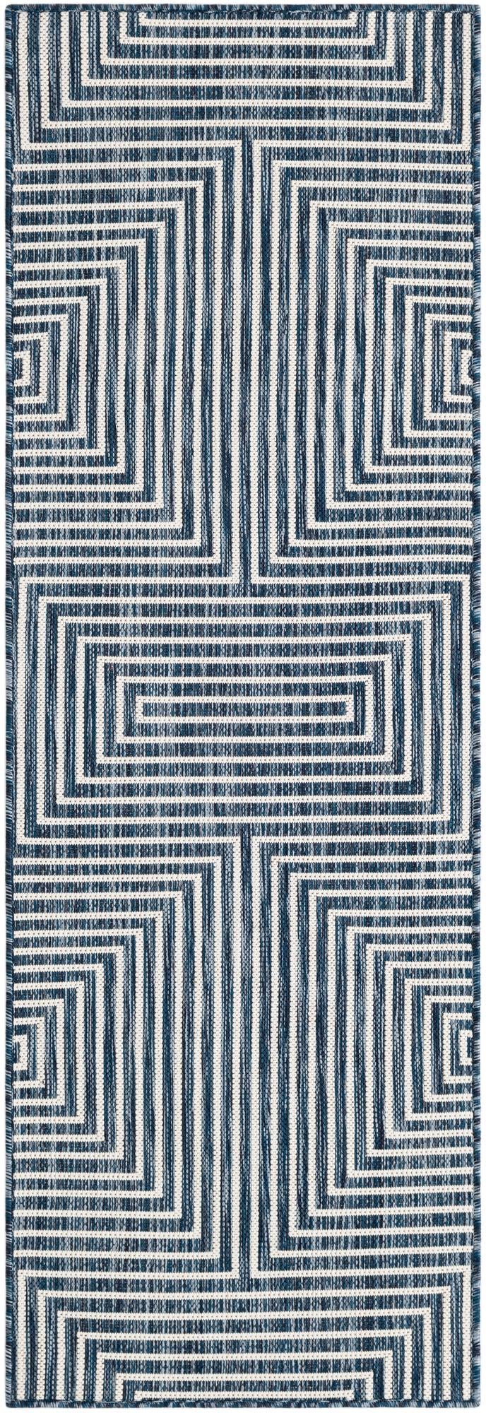 Urban Terrace Collection Area Rug - Astoria (Blue) Runner Blue Main