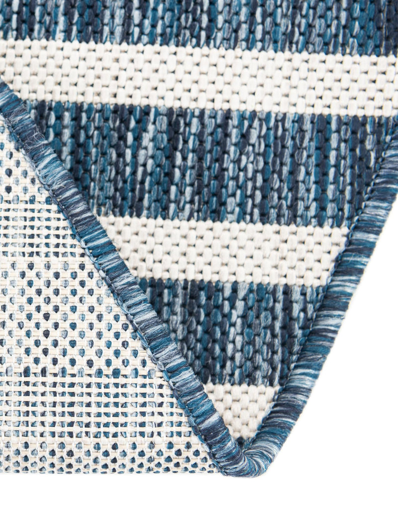 Urban Terrace Collection Area Rug - Astoria (Blue) Round Blue lifestyle 15