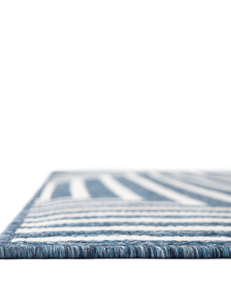 Urban Terrace Collection Area Rug - Astoria (Blue) Square Blue lifestyle 13
