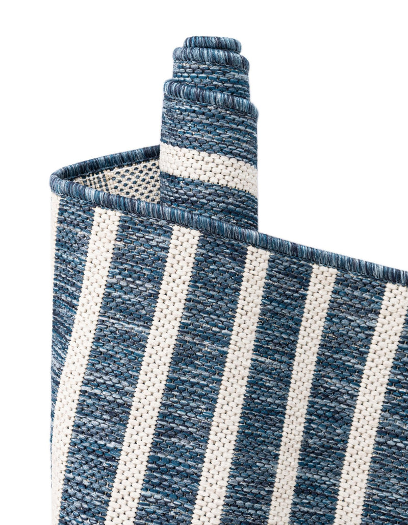 Urban Terrace Collection Area Rug - Astoria (Blue) Square Blue lifestyle 17