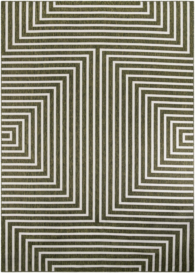 Urban Terrace Collection Area Rug - Astoria (Green) Rectangle Green Main