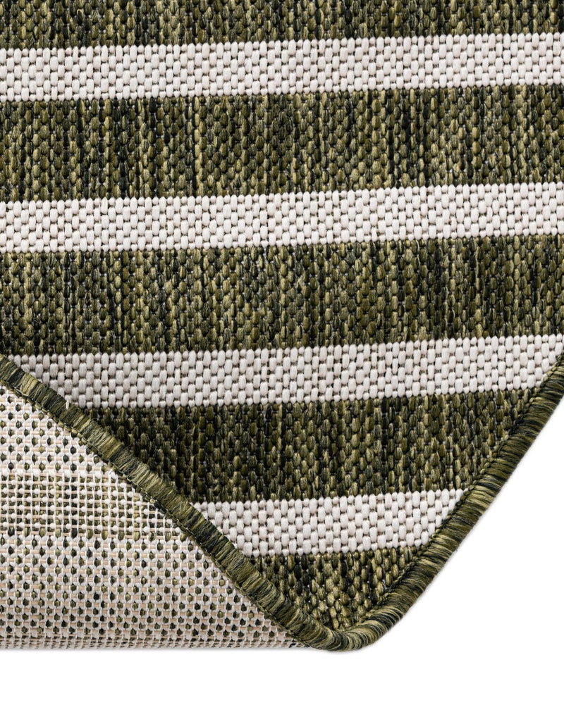 Urban Terrace Collection Area Rug - Astoria (Green) Round Green lifestyle 16