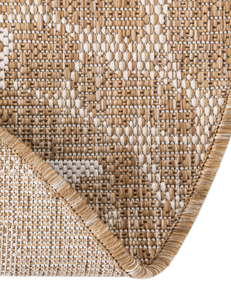 Seaside Haven Rugs Collection Area Rug - Wavecrest Round Taupe lifestyle 203