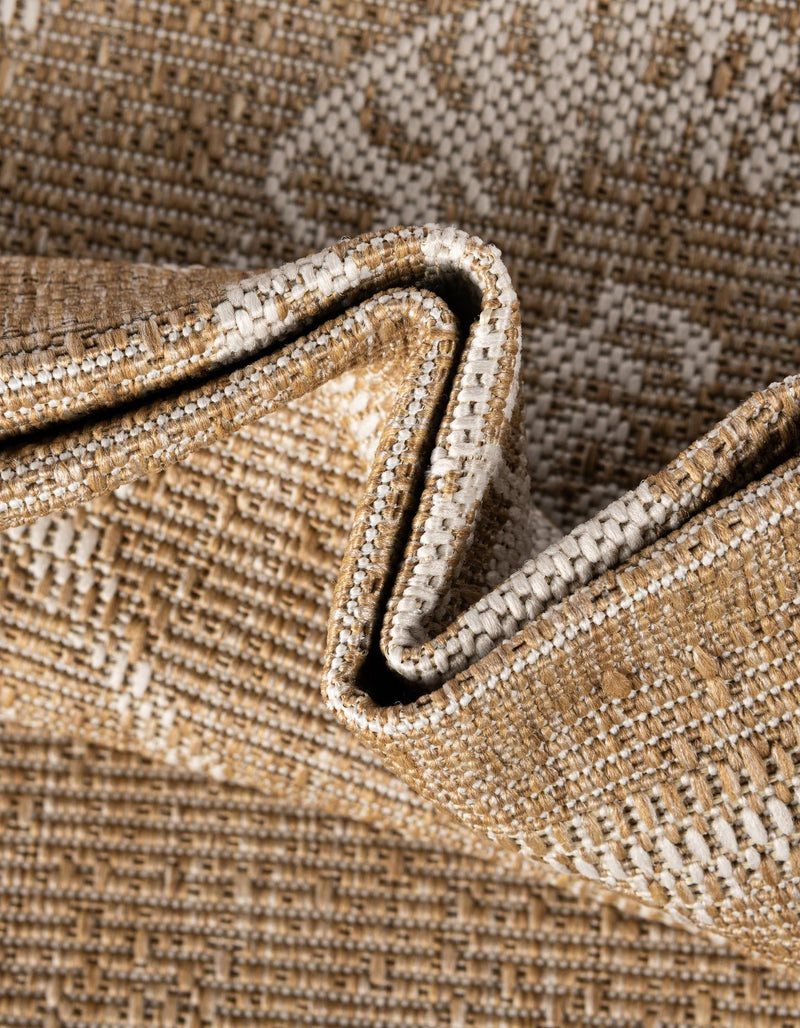 Seaside Haven Rugs Collection Area Rug - Wavecrest Square Taupe lifestyle 14