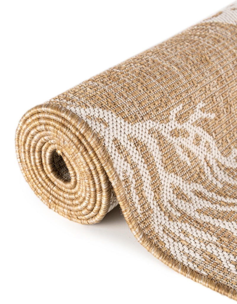 Seaside Haven Rugs Collection Area Rug - Wavecrest Square Taupe lifestyle 18