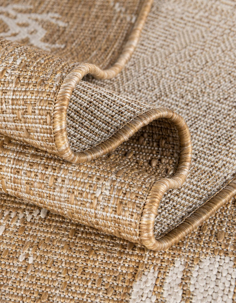Seaside Haven Rugs Collection Area Rug - Wavecrest Square Taupe lifestyle 19