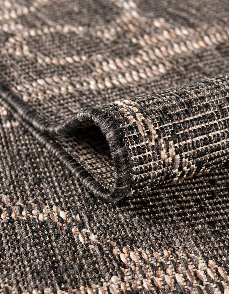 Seaside Haven Rugs Collection Area Rug - Wavecrest Round Black lifestyle 13
